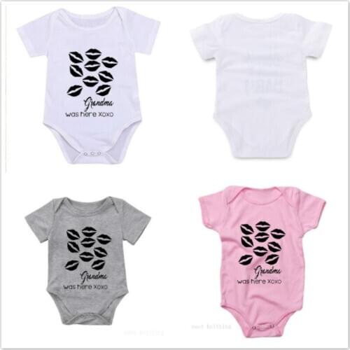 Baby Boys Girls Clothes Lips Print Costumes Infant Clothes Cotton Jumpsuits Newborn Baby Rompers One Piece Outfits Kids Clothing