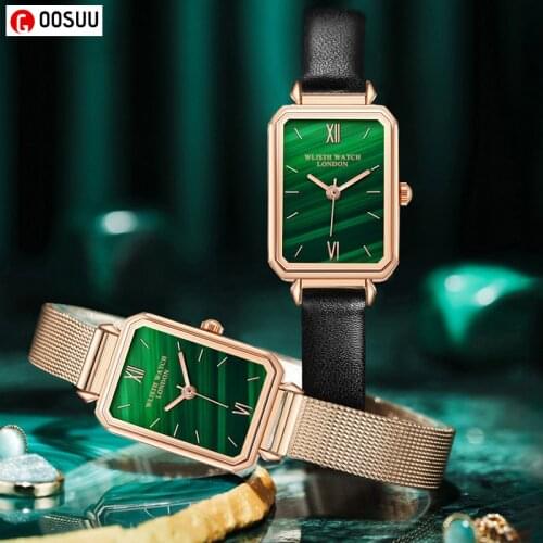 GOOSUU Women's Rectangular Watch