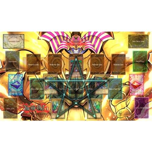 600X350MM YU-GI-OH Playmat Board Games TCG CARDS Play Mat,Custom Design Rug Table Game Pad with Free Playmat Bag
