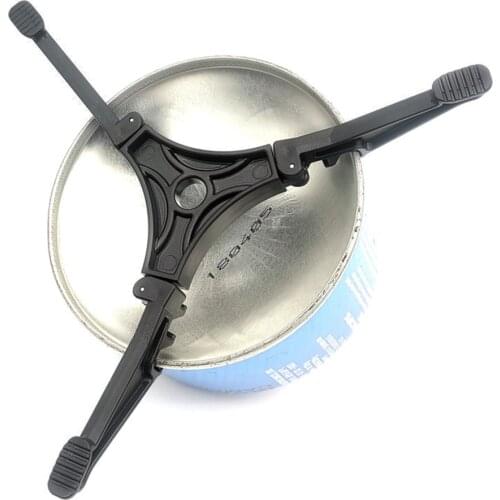 Gas Tank Bracket Gas Burner Stable Mount Outdoor Stove Camping Stove Tools Bottle Shelf Stand Tripod Folding Canister Stand