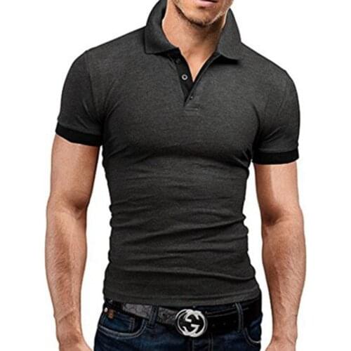 2021 Summer Men Polo Shirt Short Sleeve Top Polo Shirts Brand Solid Breathable Tops Tees Summer Tops Polo Homme Plus Size 5xl