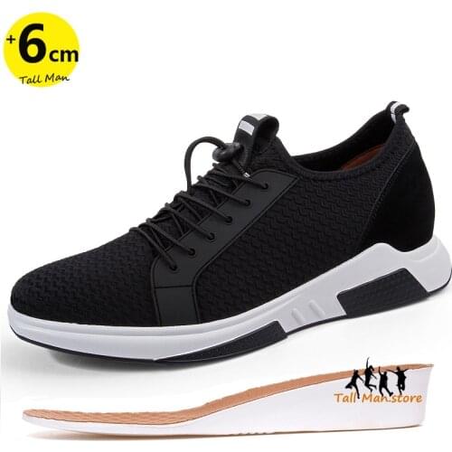 Elevator Shoes Men Sneakers Height Increasing Sport Shoes Sneakers Tall Man Increase Shoes