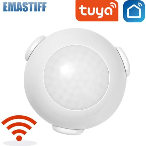 WIFI PIR Motion Sensor Wireless Passive Infrared Detector Security Burglar Alarm Sensor Tuya APP Control Smart Home