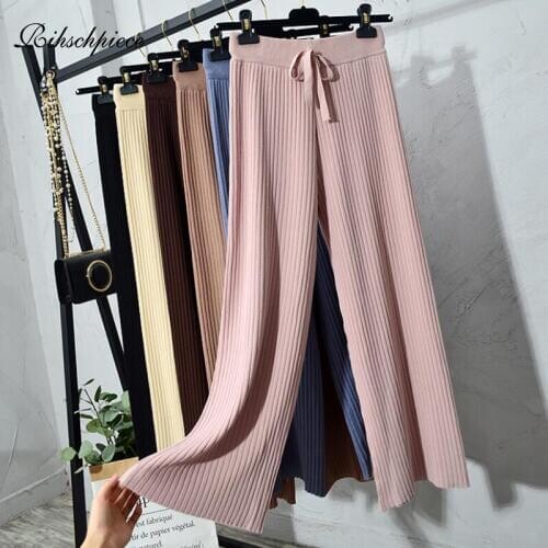 Rihschpiece Women's Knitted Trousers