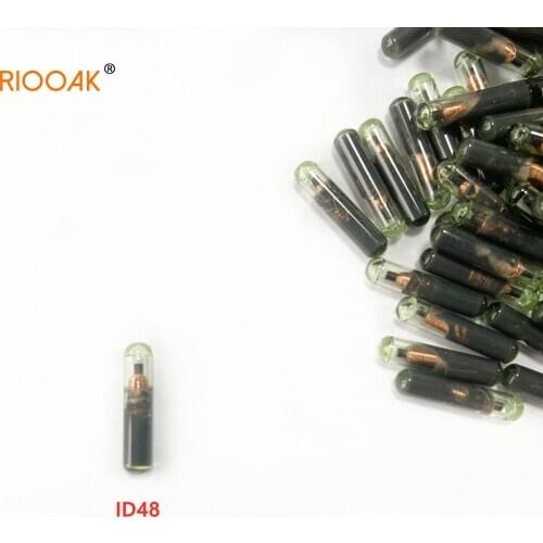 RIOOAK OEM Glass Car Key ID48 Transponder Chip T6 Crypto Unlock Clone Chip For VW Audi Seat Skoda Porsche Honda Work For VVDI KD