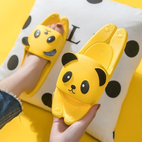 Household shoes Boy Girl Cartoon Leisure Shoes Summer Flip Flops Baby Indoor Slippers Beach Swimming Slipper Parent-child shoes