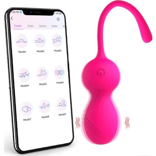 APP Control Smart Ball Vibrator Kegel Ball Ben Wa Ball Vagina Tighten Exercise Machine Sex Toy for Women Vaginal Geisha Ball