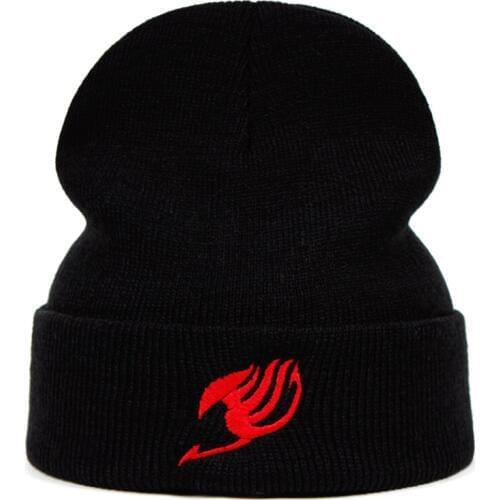 FAIRY TAIL Knitted Hat Winter Anime Caps Warm Light Lovely Beanie Outdoor Sport fairy tail Skiing knit Hats Skullies