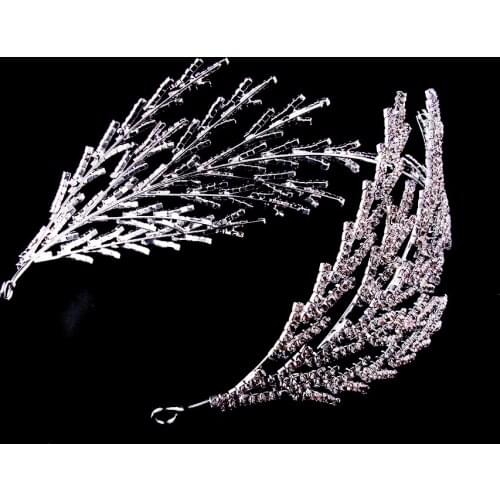 Women Luxury Crystal Headband Rhinestone Hairband Fairy Tiaras Crowns for Wedding Birthday Make Up Party Bride Headpiece