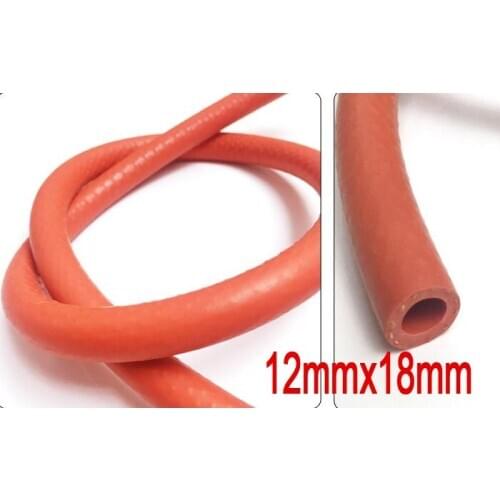 12mmx18mm silicone weaving tube boiler tubing steam tube hose high pressure water pipe Braided line silicone Clamp wire tube