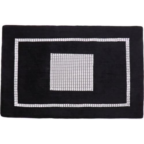 2pcs Luxury Diamond Table Mats Soft Flannel Heat Resistant Tableware Coasters High Quality Coffee Cup Pads Dining Table Placemat