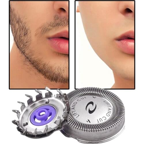 3PCS Replacement Shaver Head HQ56 Double Blade For Razor Blade HQ3 HQ4 HQ55 Reflexed Plus HQ6843 HQ300 HQ916