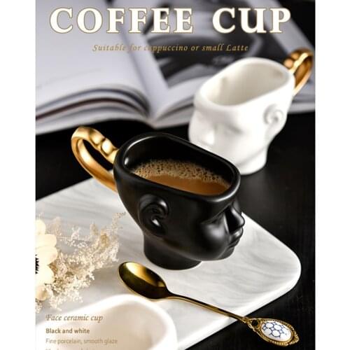 Human Head 3D Ceramic Mug Novelty Coffee Cup Christmas Holiday Gift New