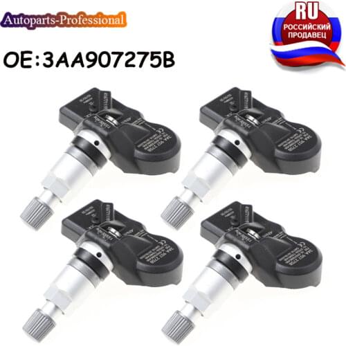 4 pcs/lot Car accessories 3AA907275B 3AA907275 For 2007-2015 Volkswagen Tiguan Passat CC TPMS Tire Pressure Monitoring System