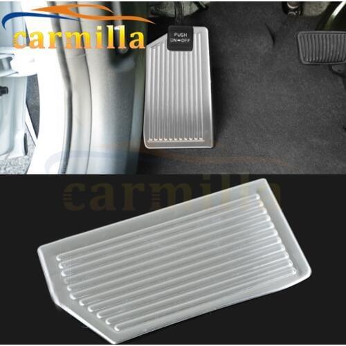 Carmilla Stainless Steel Car Rest Protection Pedal Car Decorative Cover Case For Hyundai New Tucson 2015 2016 Car Accessories