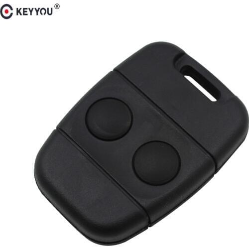 KEYYOU 2 Buttons Keyless Entry Remote Key Case Shell Fob For Rover Land Rover Freelander ZS ZR 200 400 25 45 Refit Key Shell P5