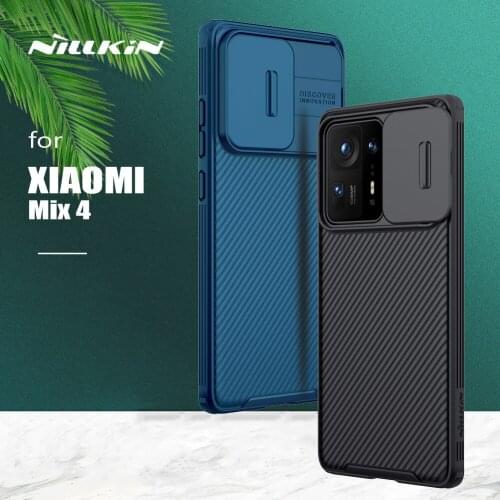 For Xiaomi Mix 4 Case Nillkin CamShield Ultra-Thin Slide Camera Case Soft Touch Back Cover for Xiaomi Mix 4 Privacy Lens Case
