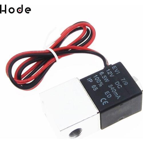 DC 12V Solenoid Valve 1/8" 2 Way Normally Closed Direct-acting Pneumatic Valves For Water Air Gas Hot