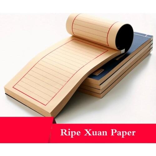Chinese Xuan Paper Book Thread Sewing Calligraphy Painting Antique Book Ripe Papel Arroz Painting Paper Classical Notebook Craft