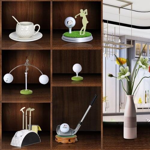 Creative Golf Gift Decoration Luminous Car Decoration Golf Aromatherapy Golf Balance Villain for Home Decoration and Golf Love