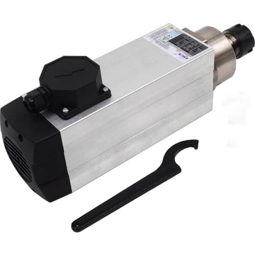 3.5KW Spindle Motor ER25 Air-cooled 220V Electric AC Spindle 18000rpm 4Bearings CNC Router Engraver Woodworking