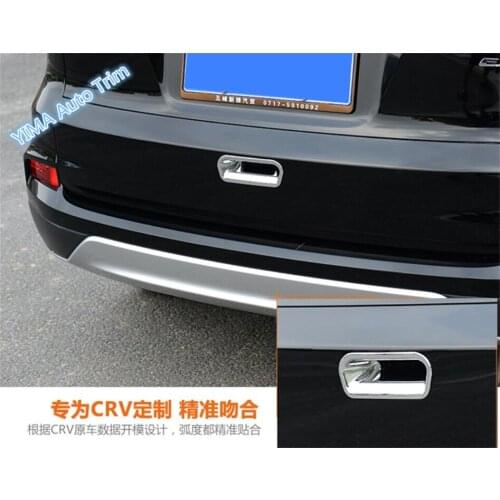 Lapetus Car Styling Rear Door Handle Bowl Frame Cover Trim 1 Piece Exterior For Honda CRV CR-V 2013 2014 2015 2016 ABS