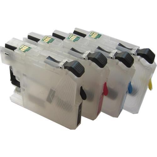 LC211 refillable Ink cartridge for Brother MFC-J897DN MFC-J897DWN MFC-J827DN MFC-J827DWN MFC-J727D MFC-J727DW DCP-J757N DCP-J557