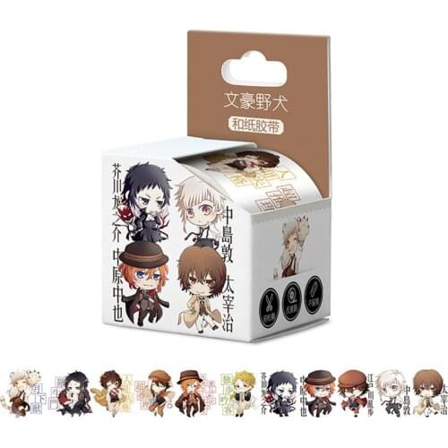 10 boes/lot Anime Bungo Stray Dogs Tape TOY Washi Tape Paper Hand account sticker toy gift