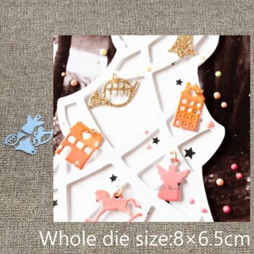 XLDesign Craft Metal stencil mold Cutting Dies mini pendants decoration scrapbook die cuts Album Paper Card Craft Embossing