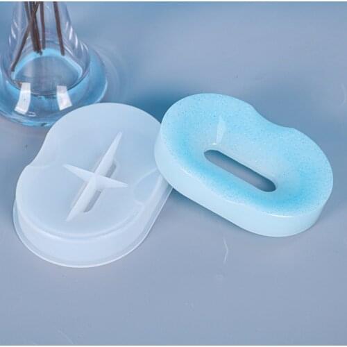 Handmade Soap Box Silicone Mold Soap Dish Tray Resin Casting Mold DIY Epoxy Soap Dish Holders Molds Home Decoration Crafts