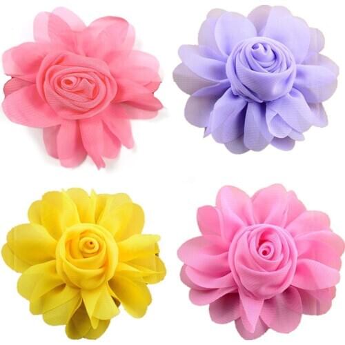 50/100pcs Dog Collar Charms Flowers for Small Medium Puppy Doggy Pet Collar Bows Sliding Collar Bow Ties Grooming Accessories