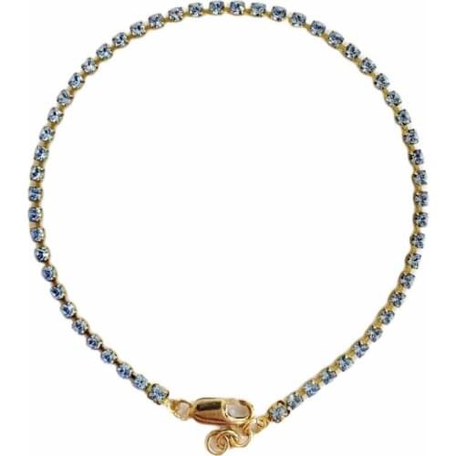 Direct Selling Brass Jewelry Main Material Casual/sporty Style Circling Setting Inlay Technology Anklets