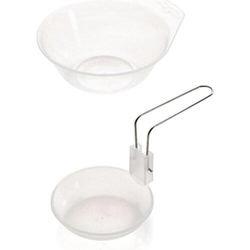 Outdoor Bowl Set Pot Tableware Accessories Portable Pp Plastic Transparent Bowl Camping Barbecue Mini Plastic Bowl Save Space