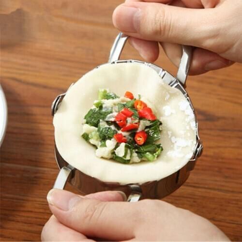 Delicious dumplings mold stainless steel dumplings mold kitchen utensils easy to produce Chinese delicious snacks