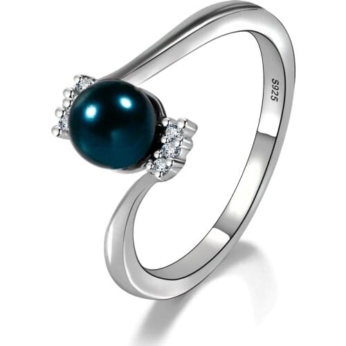 Rings For Women Jewelry Elegant Natural Freshwater Pearl For Sale Engagement Wedding Party Christmas Gifts