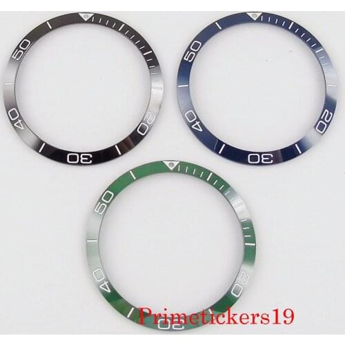 39.2mm blue green black ceramic watch bezel ring fit 41mm corgeut 2020 watch men watch accessories