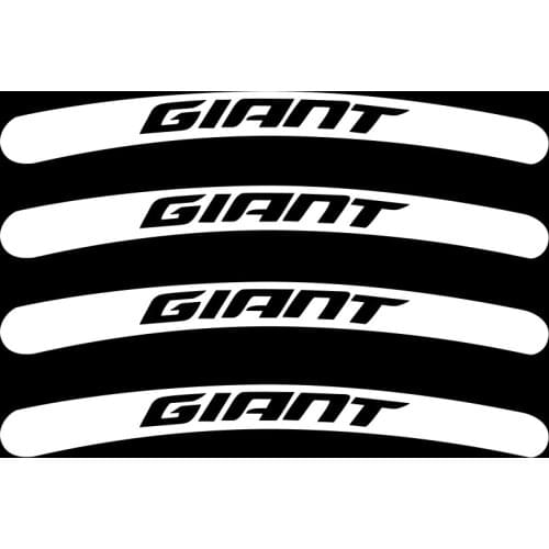 4pcs Kit for Giant stickers bike stickers bike MTB BDC BIKE Tuning Rim Wheel Decal Sticker Logo Emblem 33cm X 25cm