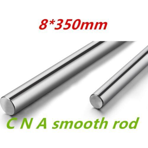 4pcs 3D printer parts rod 8mm linear shaft L 350mm chromed linear motion guide rail round rod Shaft for cnc parts