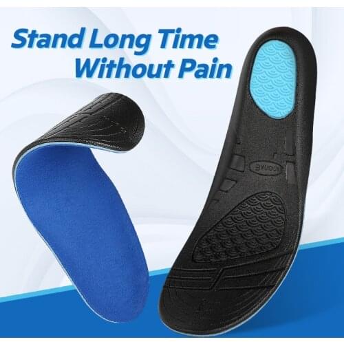 BANGNI Work Insole Plantar Fasciitis Knee Shoe Pads Relax Soft Elastic Sole Comfort Gel Advanced Inserts Care For Feet Men Women