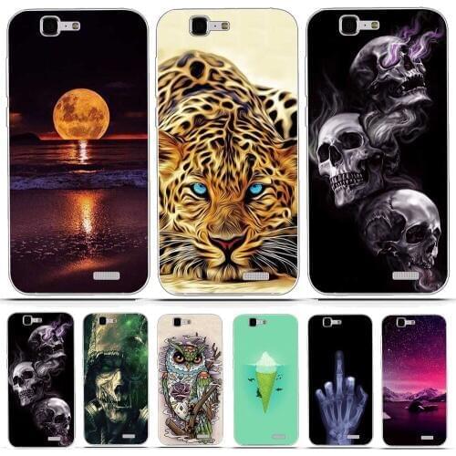 Case For Huawei Ascend G7 Case Cover animal Silicone Soft TPU Coque For Huawei Ascend G7 C199 G7-L01 L03 Funda back Cover Capa