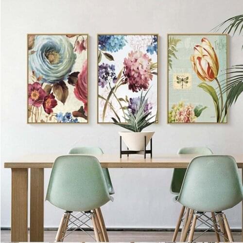 Home Decoration Wall Art Poster Nordic Print Canvas Paintings Picture Oil Unframed Drawings Flowers Unframed