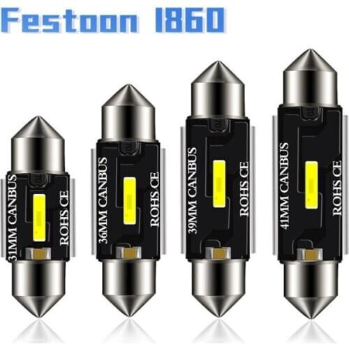 For 1PC T10 LED Light Car Reading Light Bulbs C5W C10W Super Bright Car Dome Light Auto Reading Lamps Car Accessories