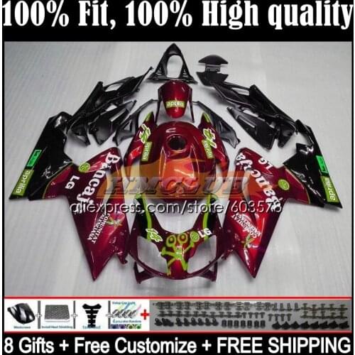 Injection For Aprilia RS-125 RS 125 RS4 54CL.48 RSV125 2006 2007 2008 2009 2010 2011 RS125 06 07 08 09 11 Fairings Wine red