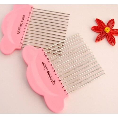 Paper Quilling Comb Tool Paper Craft Tool Plastic Creat Loops Accessory Supply Handmade Creative Craft DIY Home Little Tools