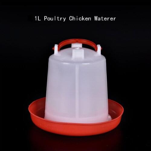 1000mL 1/2pcs Chicken Waterer Automatic Chick Thicken Drinker Cups Poultry Feeders Water Bucket Drinking Fountain Farming Tools