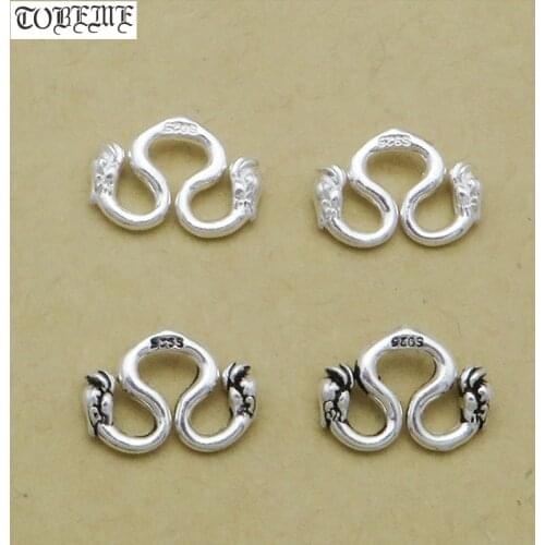 100% 925 Silver Hooks DIY Bracelet Hook sSterling Silver Necklace Hooks Jewelry Findings Clasps and hooks