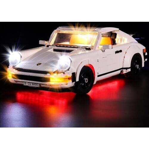 LED Light Set For Creator Expert Pors 911 Light Kit For 10295 Model che(NOT include The Lego Set)