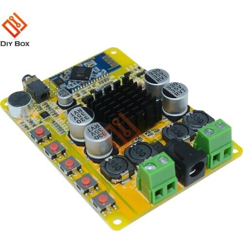 TDA7492 Bluetooth 4.0 power Amplifier Board module 2x50W High Power DC 10-25V Audio Stereo AMP sound amplifier board Support AUX