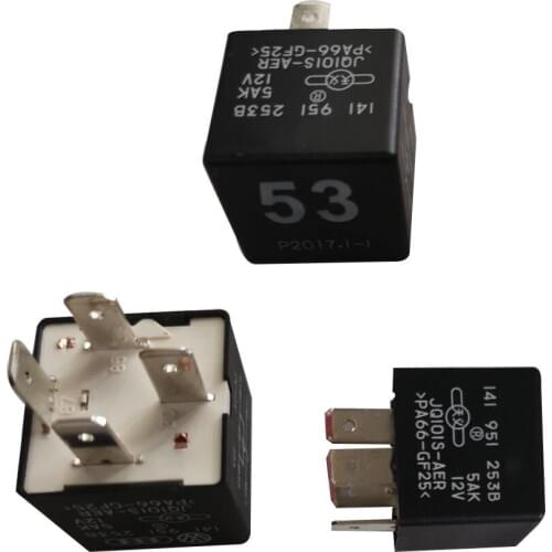 Fuel pump relay NO.53 Fit for Audi A8Q AUDI A8/S8 QUATTRO AS3 AUDI S3 D //VW Polo Passat Golf OE:141951253B 141 951 253B