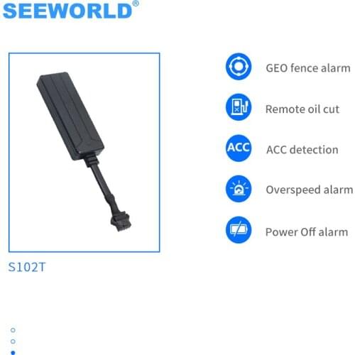 SEEWORLD Mini GPS Tracker S102T 2G GPS+GPRS+GSM Vehicle Tracking Device for Car Bike Motorcycle GPS Tracker